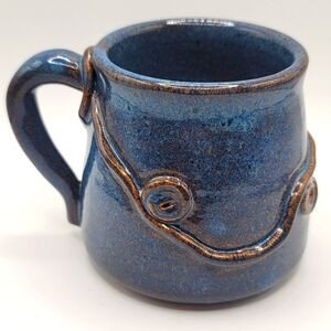 Blue Glaze Studio Art Pottery Mug